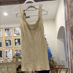 August Silk Cream Silk Top